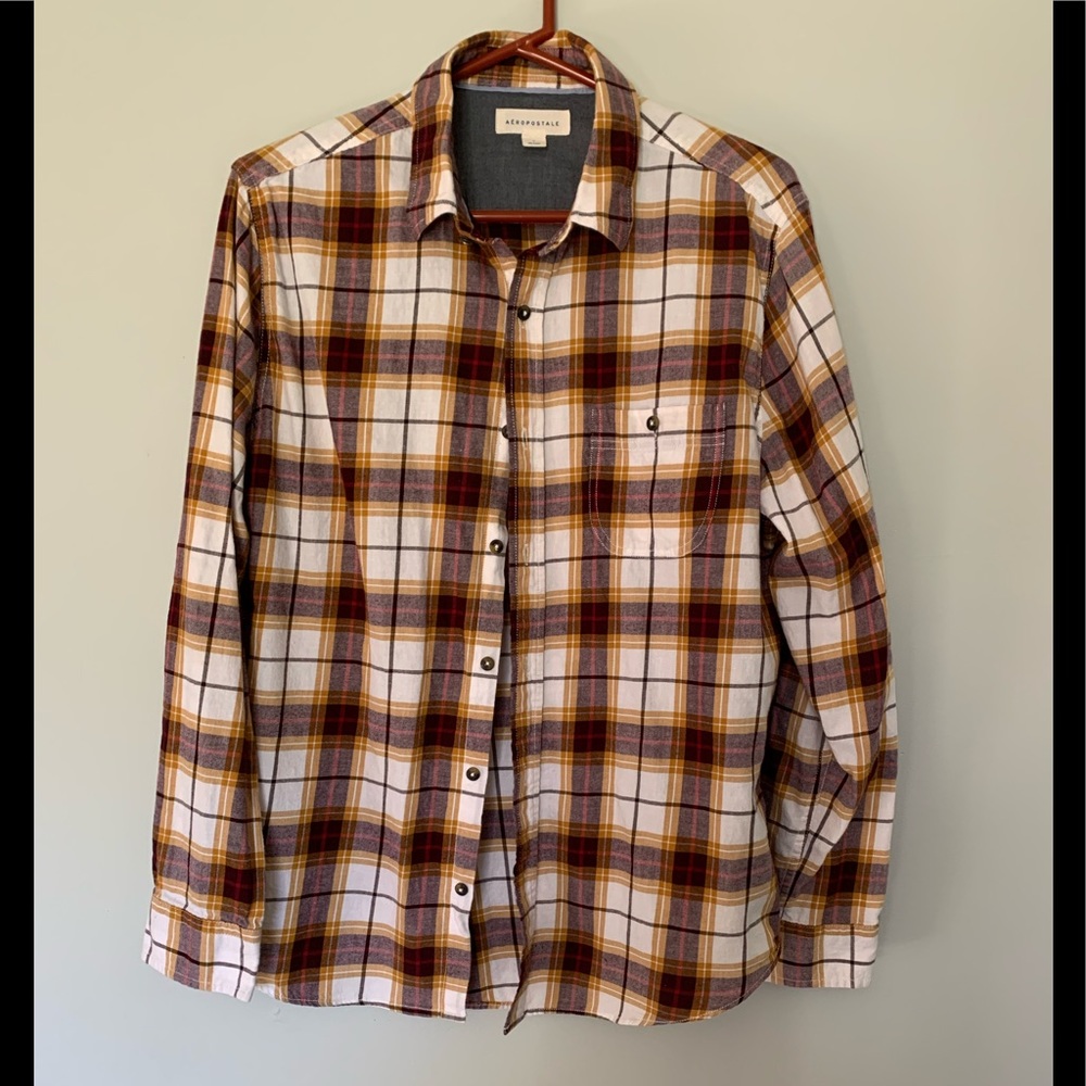 Aeropostale Guys Casual Long Sleeve Shirt